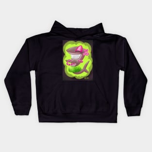 Sweet Hula Shark Kids Hoodie